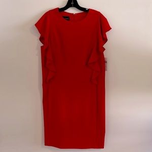 New Donna Morgan Red Short sleeve dress in size 16, NWT